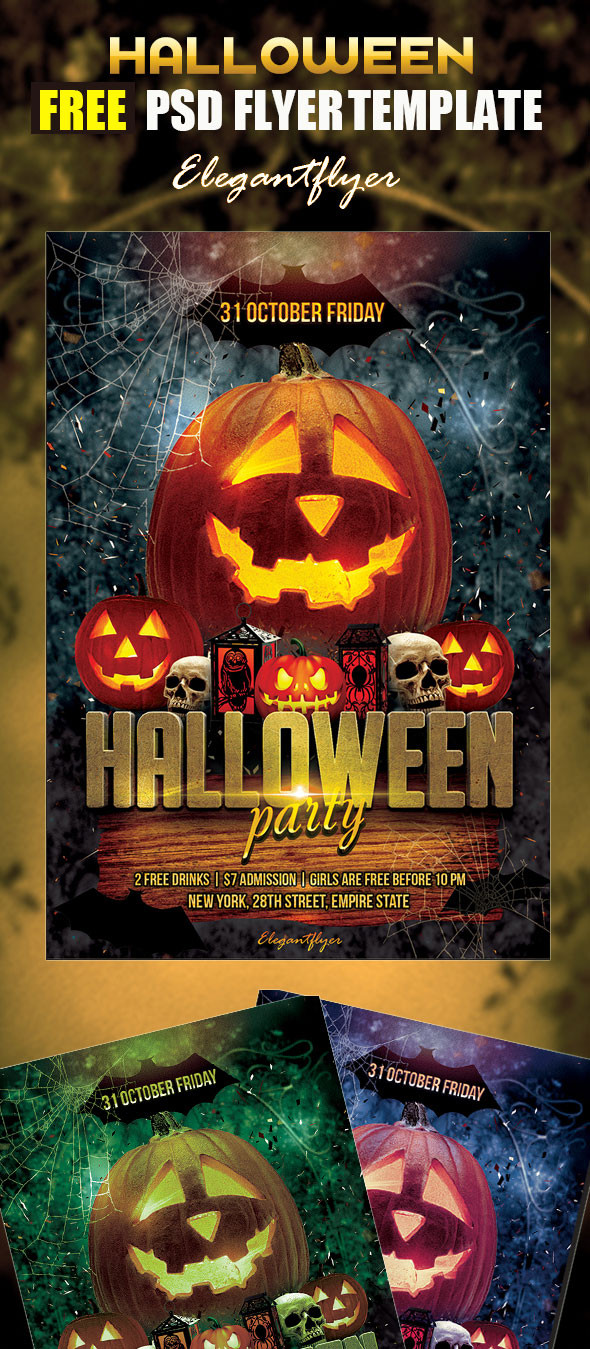 Halloween Party Flyer Ideas
 70 Best Free flyer PSD Templates 2017 DesignMaz