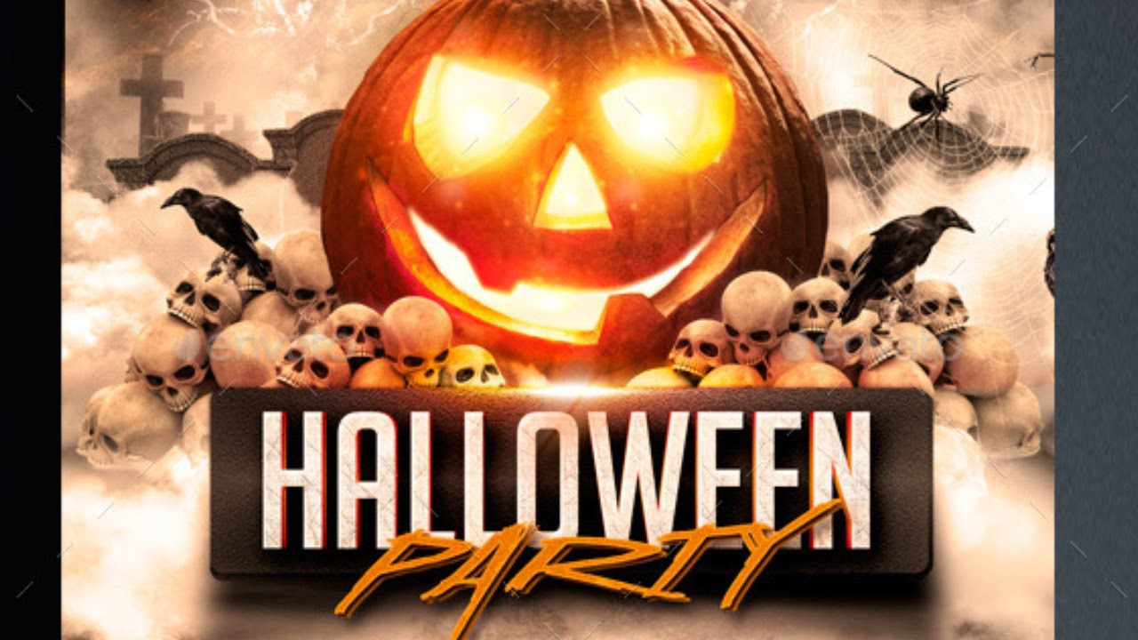 Halloween Party Flyer Ideas
 Halloween Party Flyer Template Free For Shope