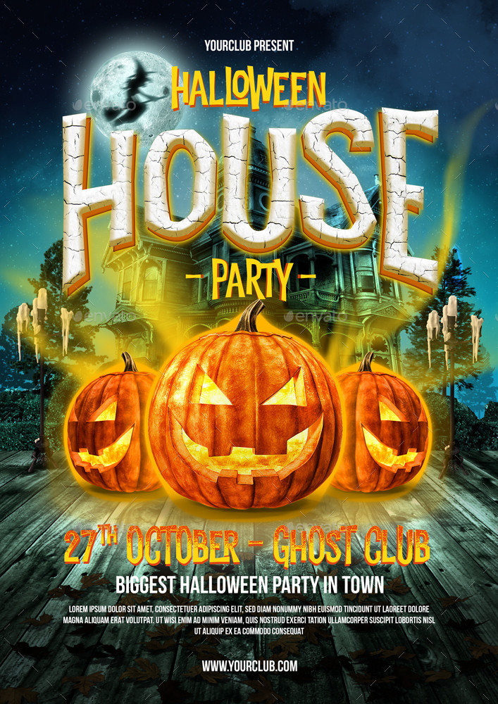 Halloween Party Flyer Ideas
 Halloween Party Flyer by MONOGRPH