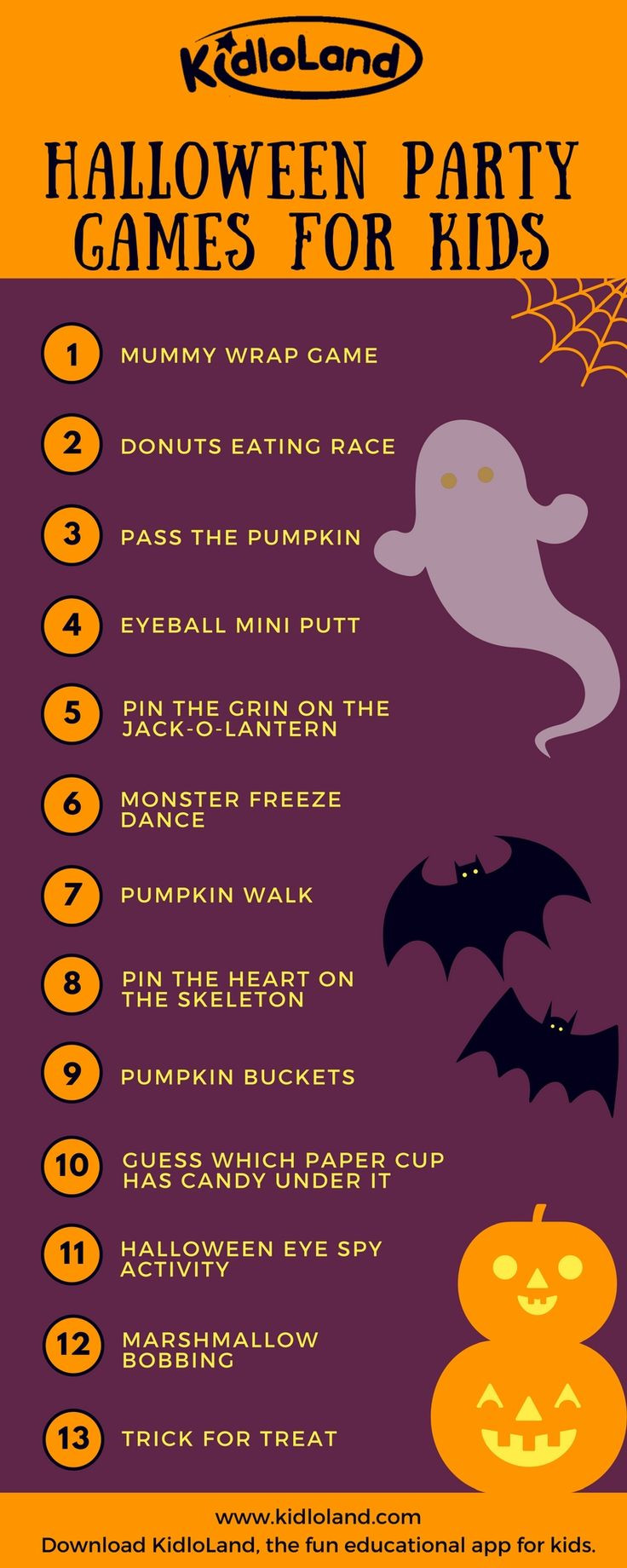 Halloween Party Games Ideas For Kids
 25 best Halloween games ideas on Pinterest