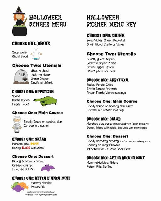 Halloween Party Name Ideas
 7 best Creative Menus images on Pinterest