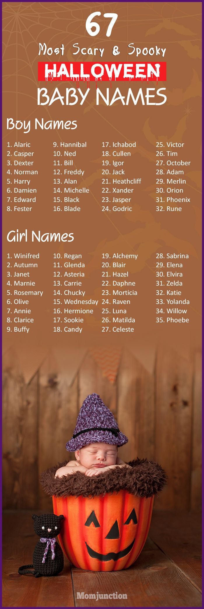 Halloween Party Name Ideas
 67 Most Scary And Spooky Halloween Names For Your Baby