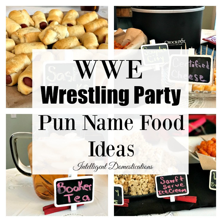 Halloween Party Name Ideas
 WWE Party Food with Pun Names