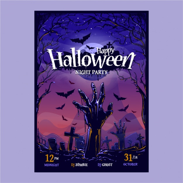Halloween Party Poster Ideas
 Halloween party poster design Vector