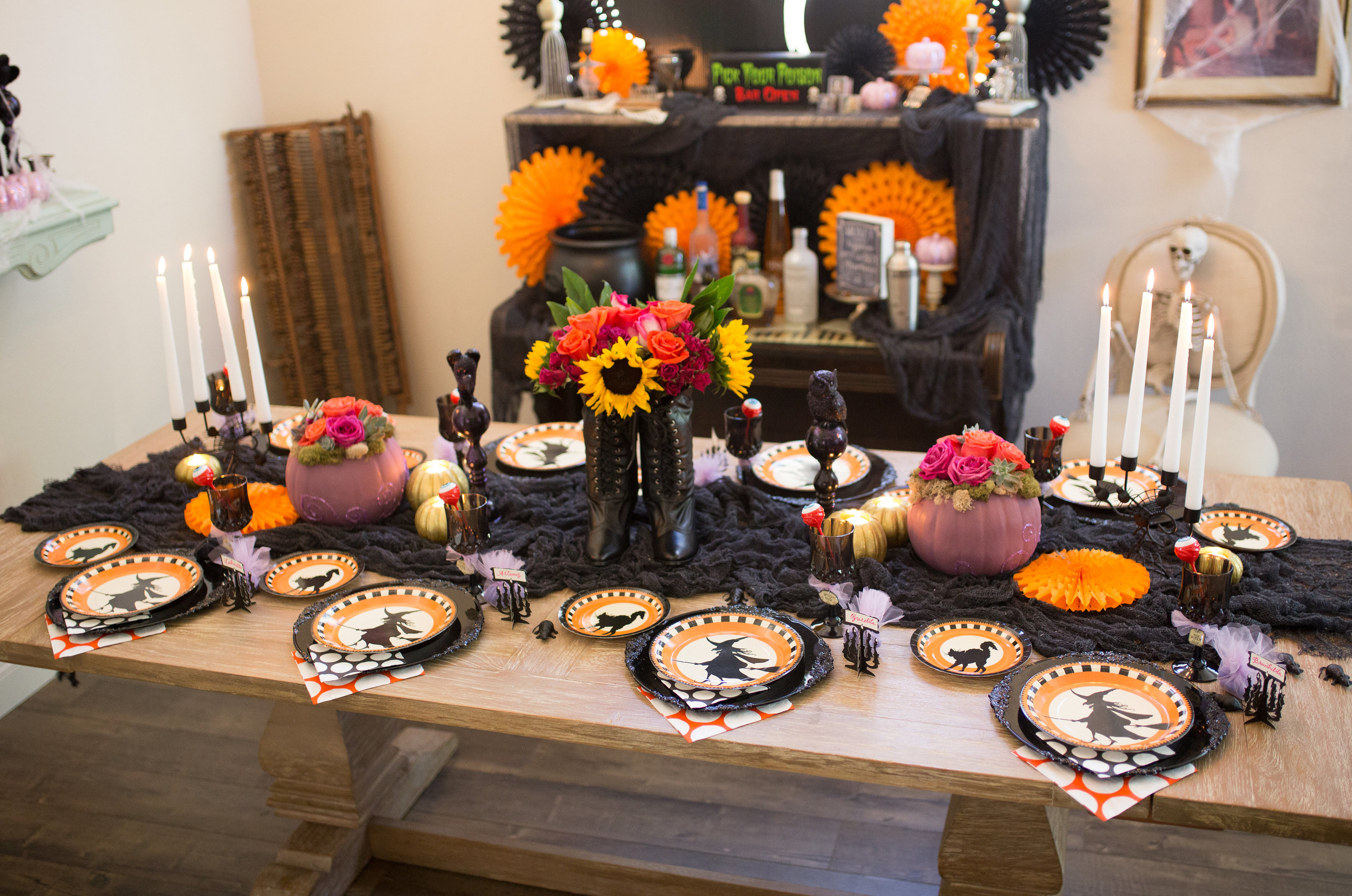 Halloween Party Theme Ideas
 Witch Themed Halloween Party