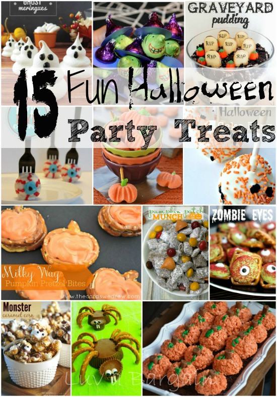 Halloween Party Treat Ideas
 15 Fun Halloween Treats