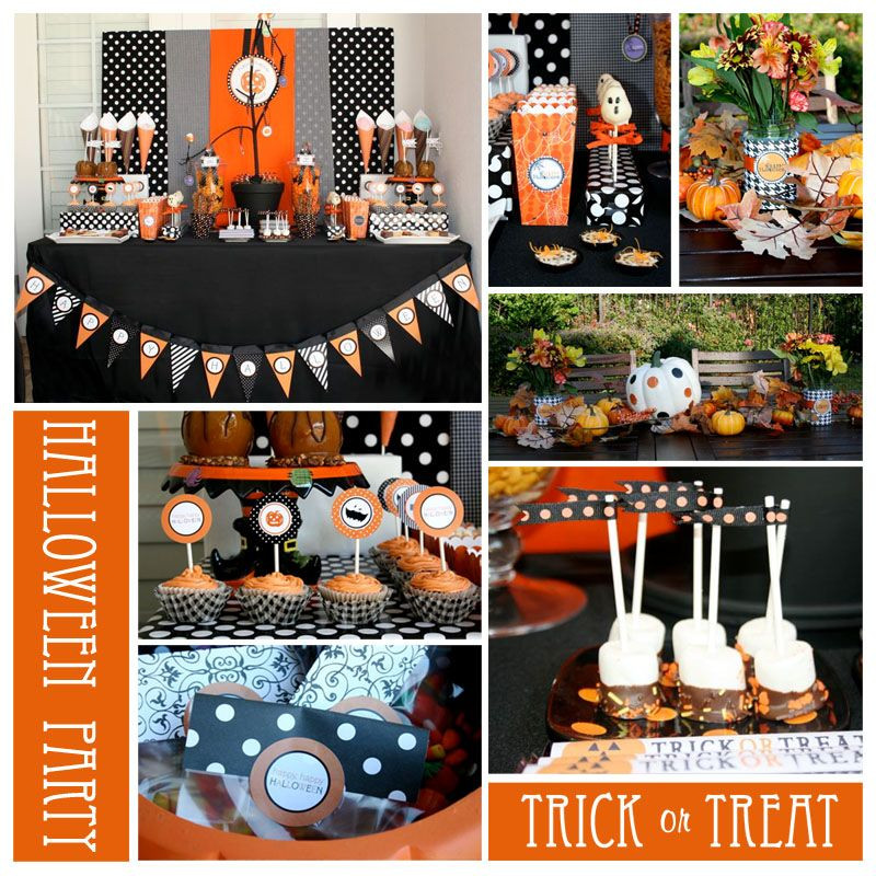 Halloween Party Treat Ideas
 Halloween treat table party ideas