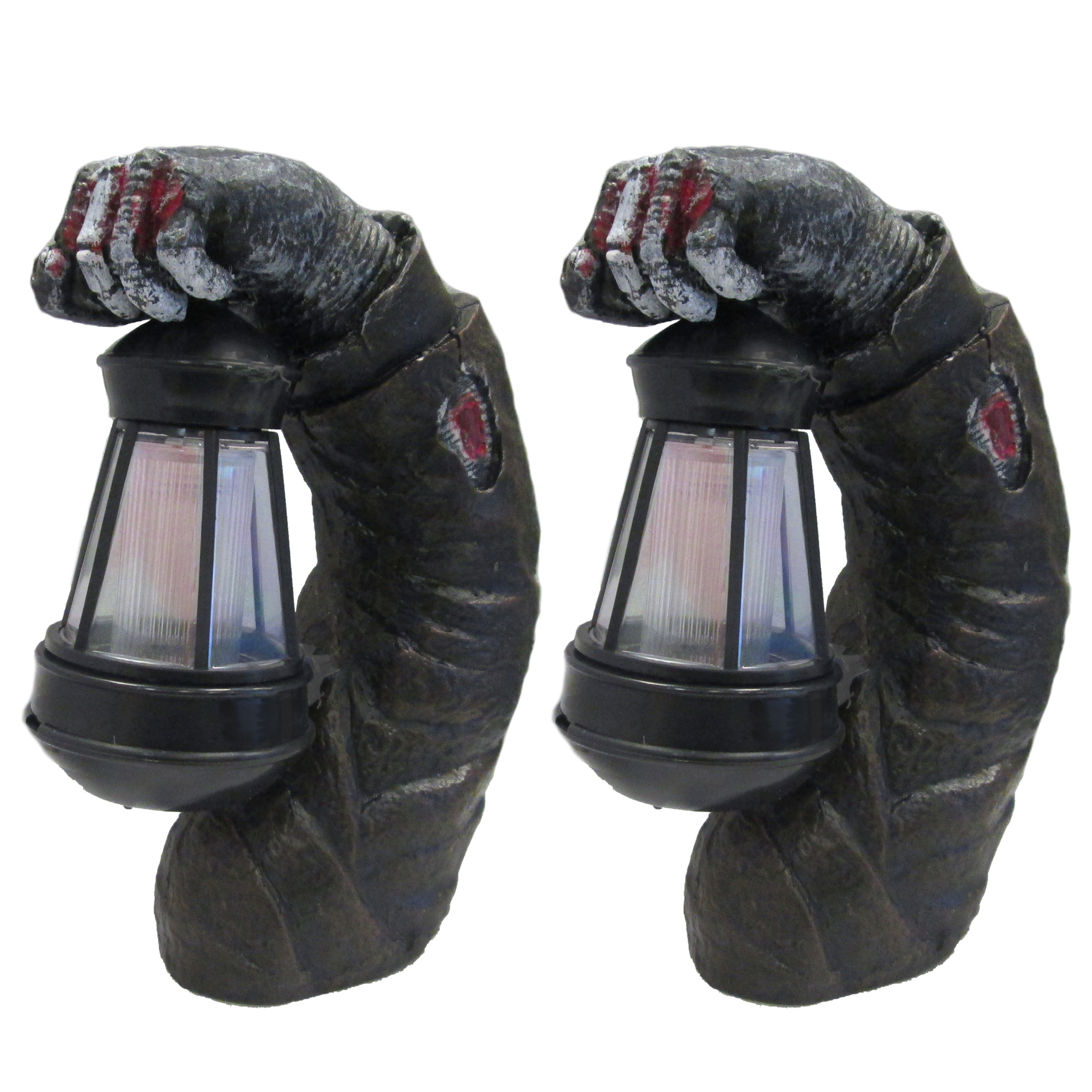 Halloween Path Lights
 2 Pack Outdoor Halloween Pathway Zombie Arm with Solar
