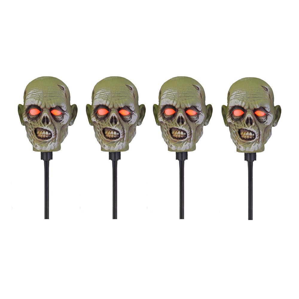 Halloween Path Lights
 Halloween Path Lights Zombie Head Pathway Markers with LED
