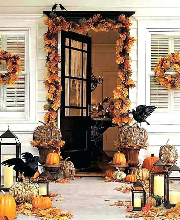 Halloween Porch Greeters
 halloween porch