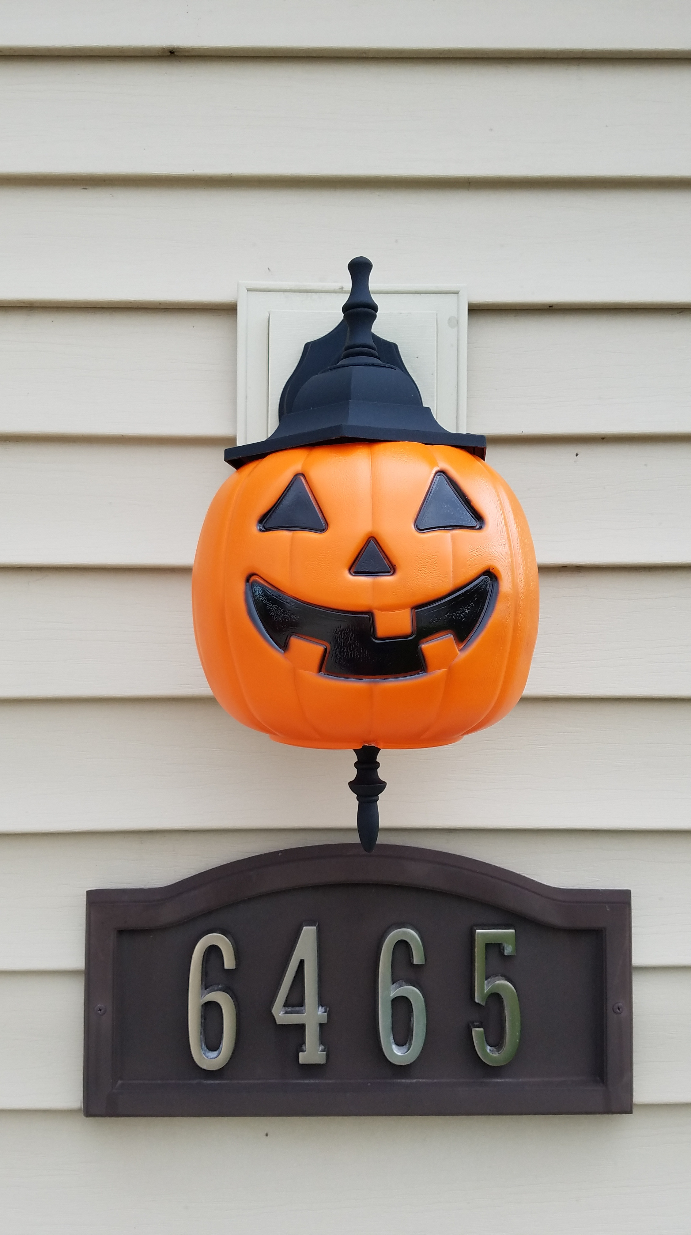 Halloween Porch Light Covers
 Pumpkin3 – Moore Remarks