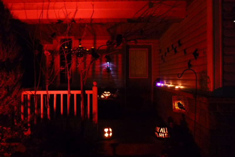 Halloween Porch Light
 A Little Bit of a Gothic Wonderland northstory