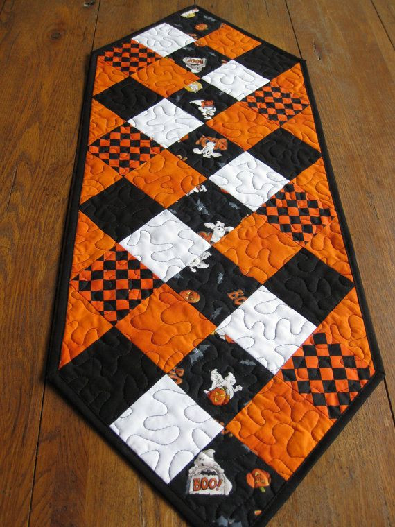 Halloween Table Runner
 Halloween Table Runner by Quiltedhearts5 on Etsy