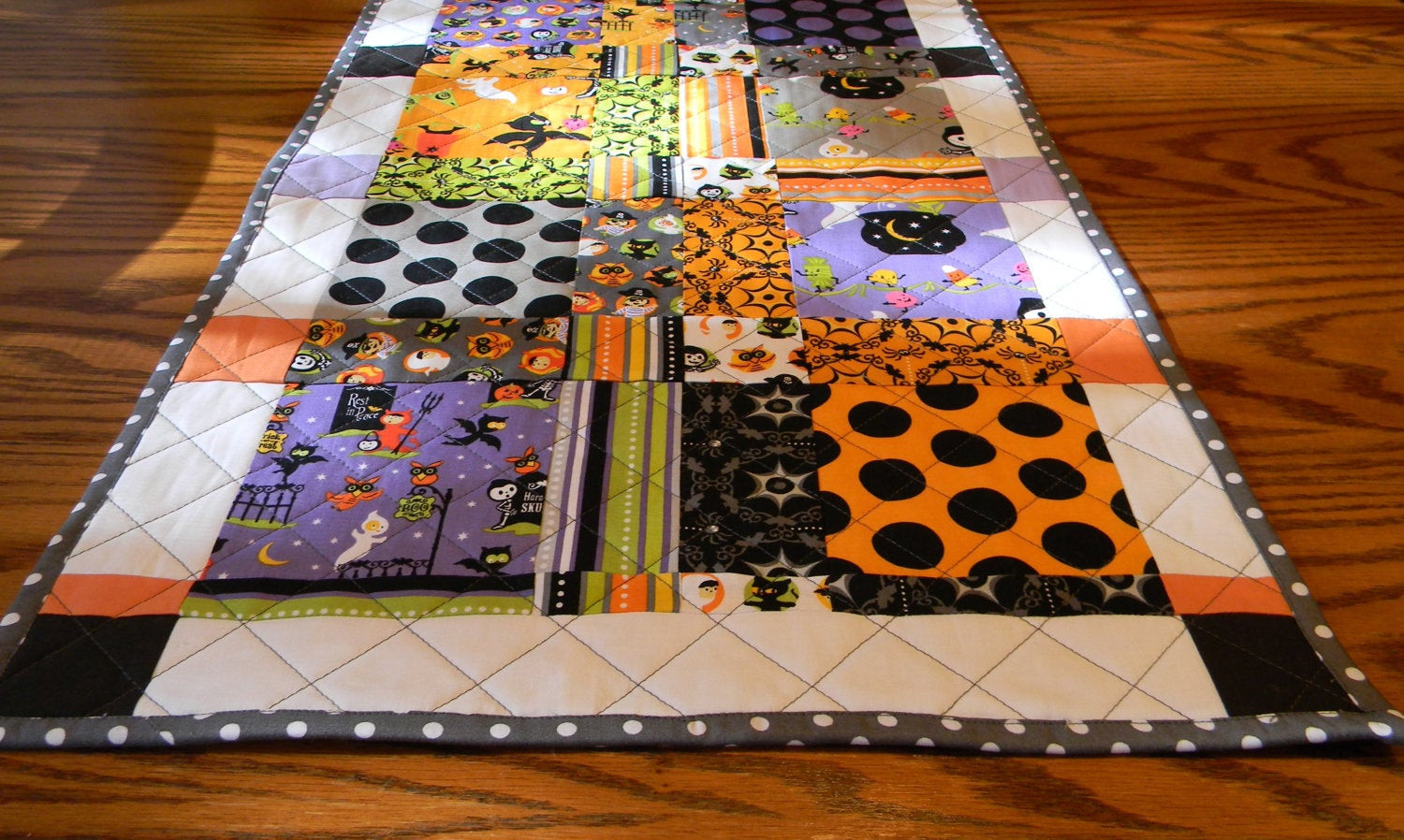 Halloween Table Runner
 Reserved for Deb 2 Halloween Table Runners by