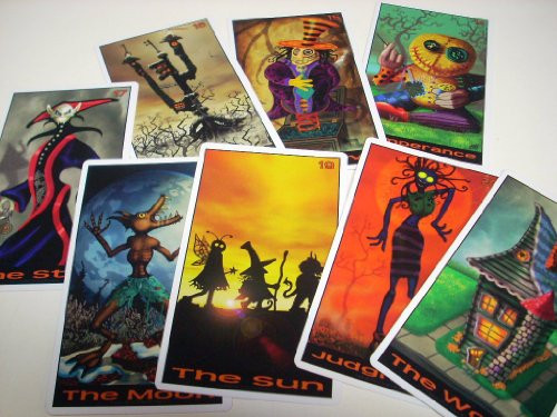 Halloween Tarot Deck
 Halloween Tarot Cards 22 Card Major Arcana Deck With