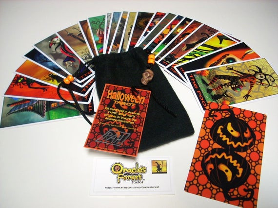 Halloween Tarot Deck
 Halloween Tarot Cards 22 Card Major Arcana Deck With