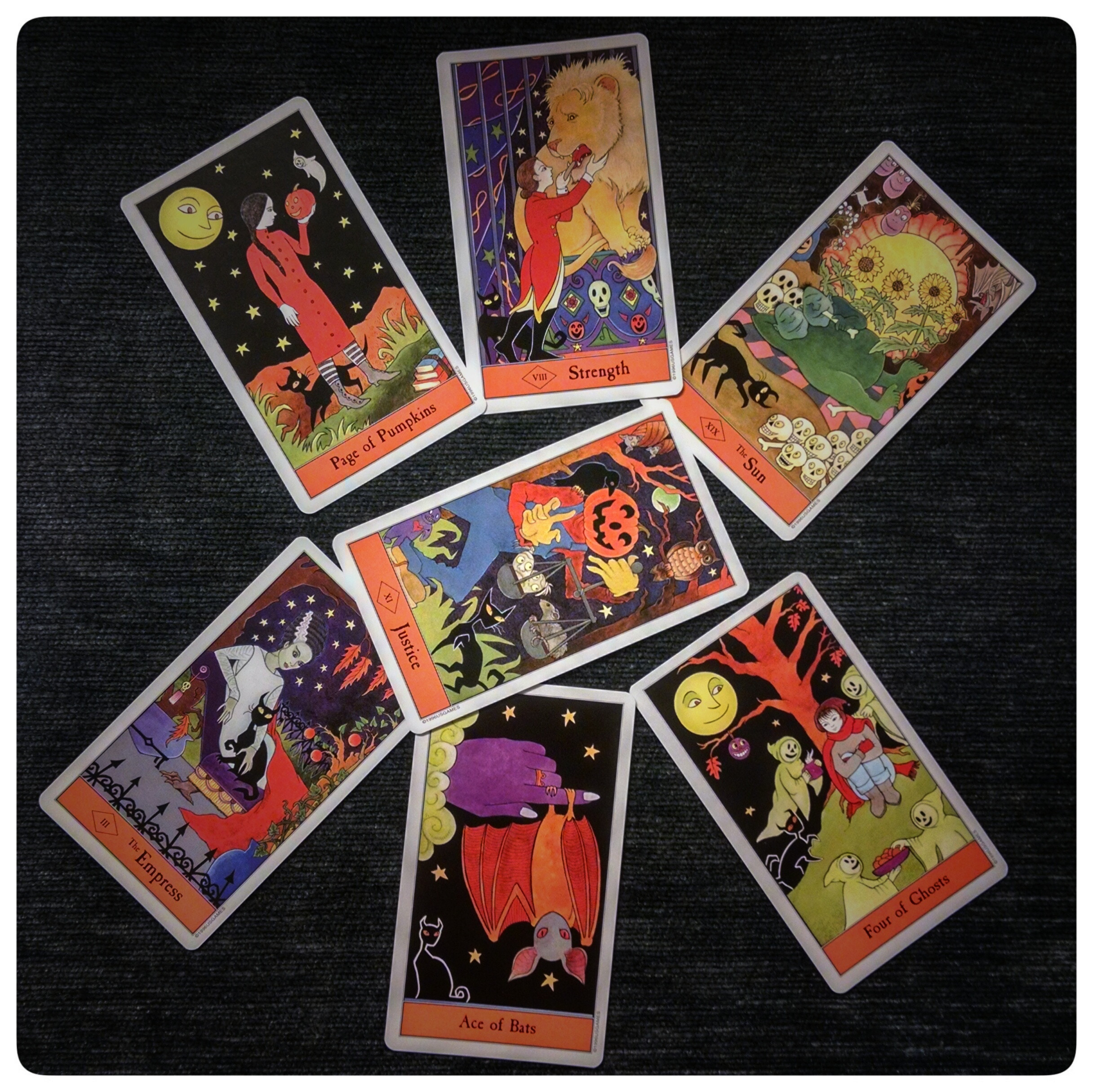 Halloween Tarot Deck
 Halloween Tarot Deck Interview – Seven Card Spread