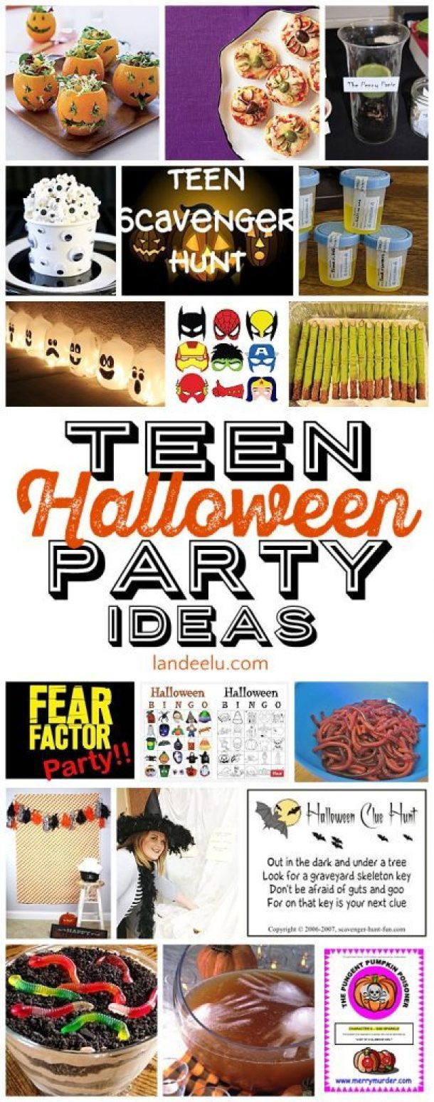 Halloween Teenage Party Ideas
 Teen Halloween Party Ideas