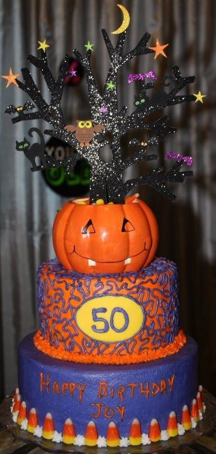 Halloween Themed Birthday Party Ideas
 Halloween 50th birthday cake My cakes