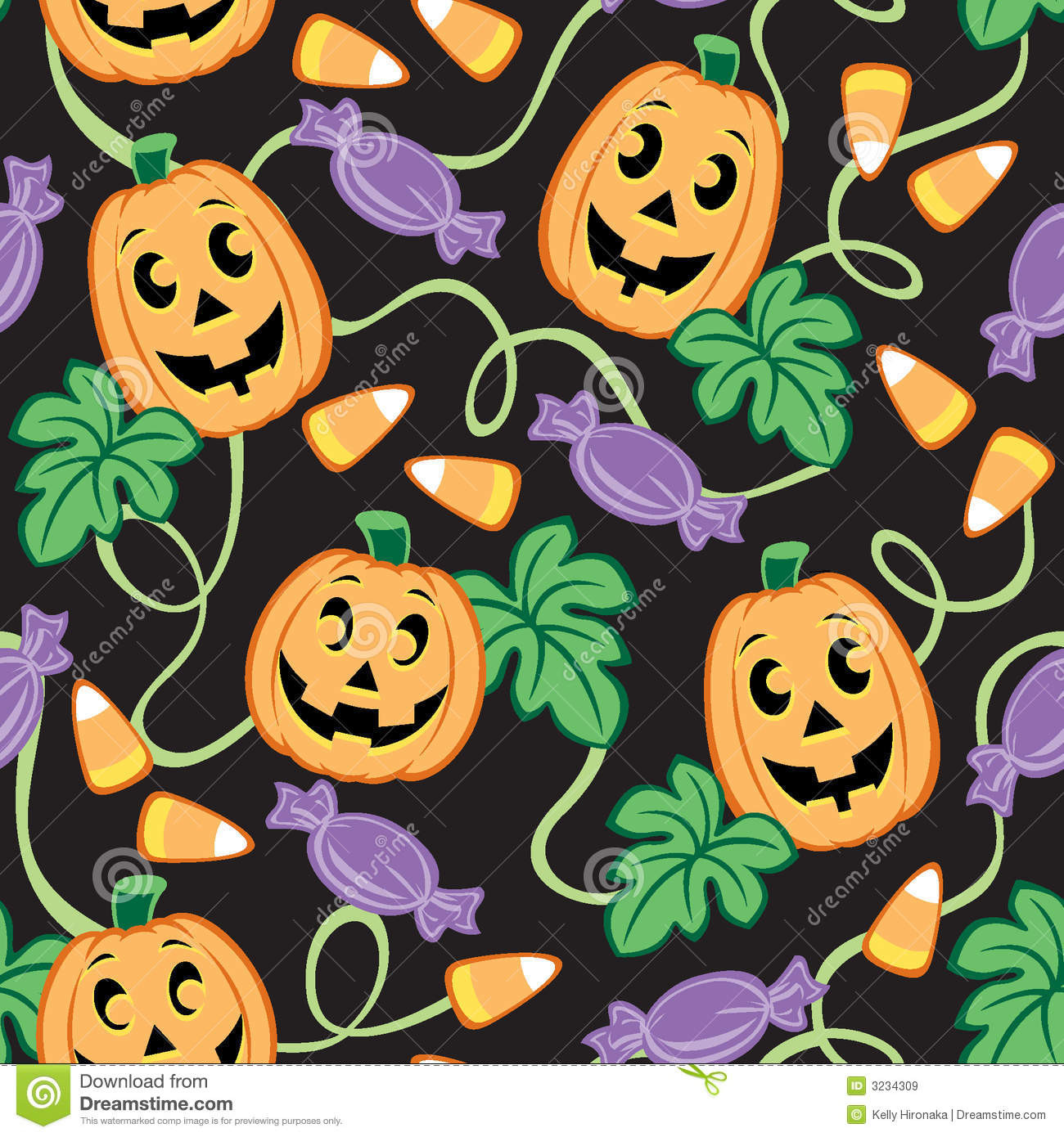Halloween Tile Background
 Seamless Halloween Pattern Royalty Free Stock