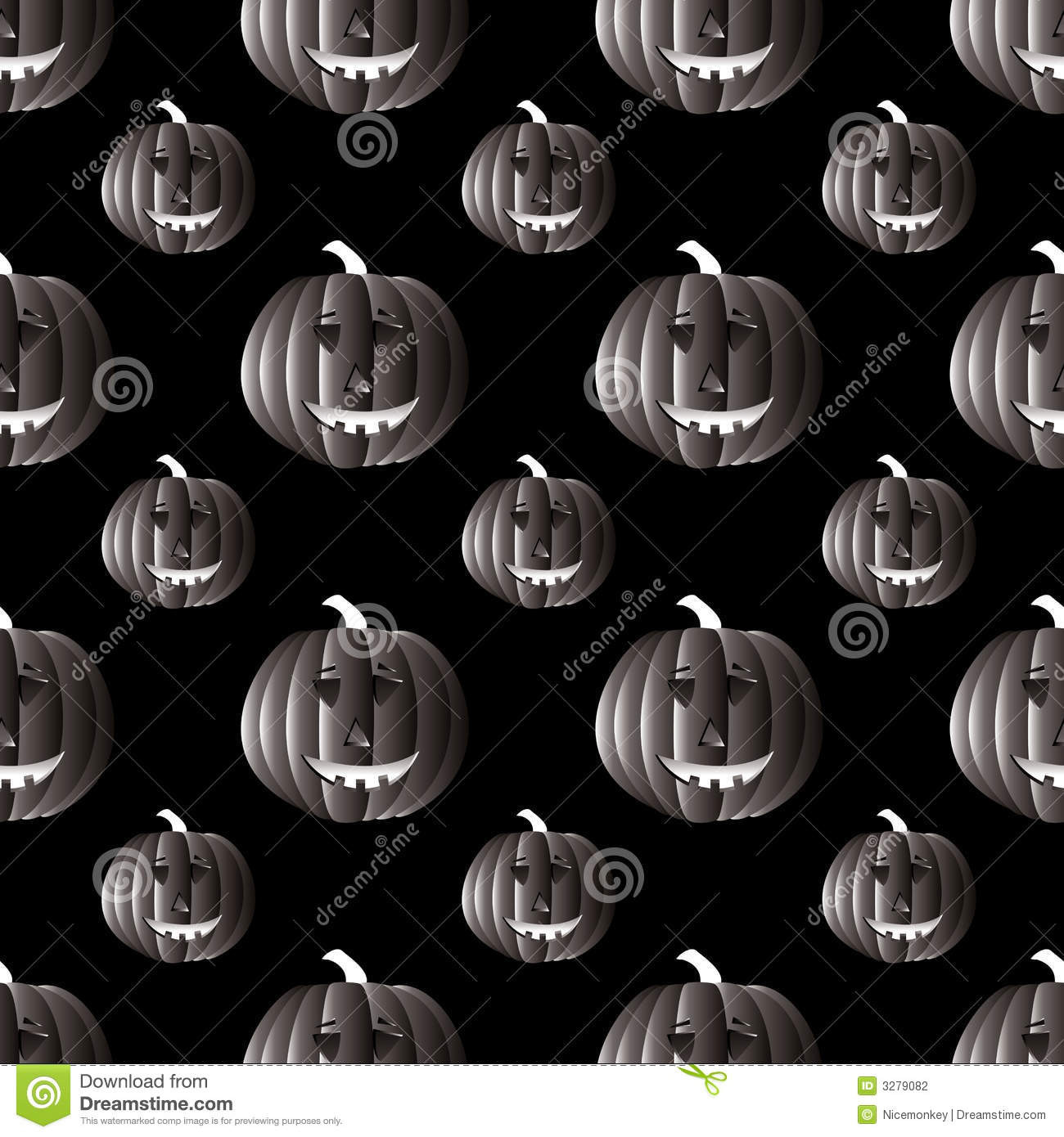 Halloween Tile Background
 Pumpkin Tile Stock graphy Image