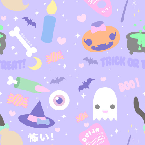 Halloween Tile Background
 pastel match missjediflip Here’s a cute little