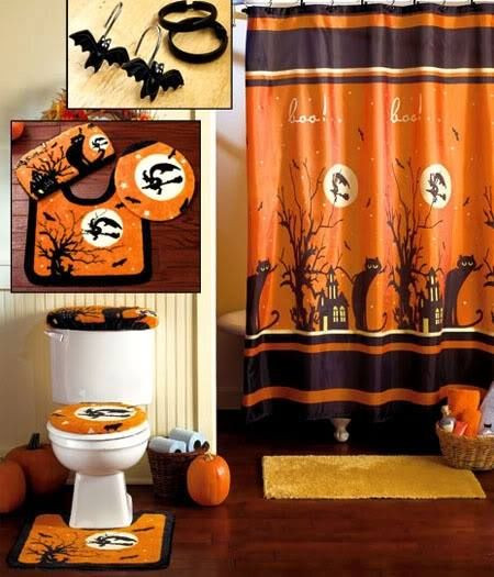 Halloween Toilet Decorations
 Halloween Bathroom Set s and for