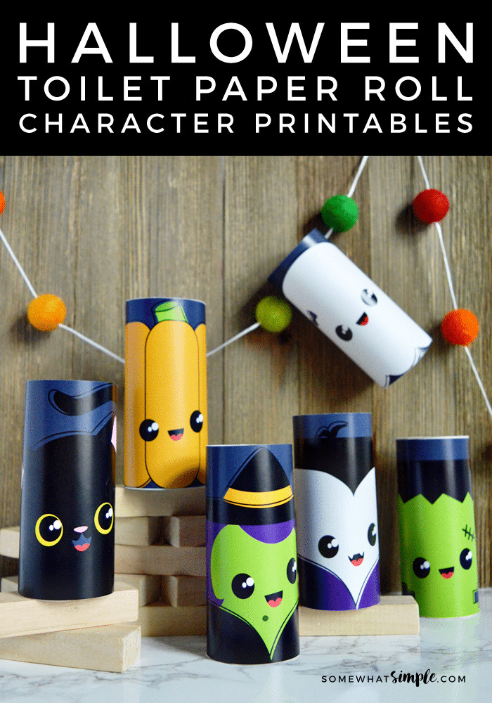 Halloween Toilet Paper
 Toilet Paper Roll Crafts Halloween Characters Somewhat