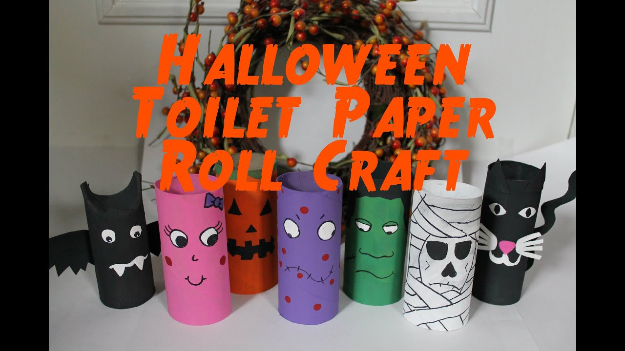 Halloween Toilet Paper
 DIY Halloween Decorations Recycled Toilet Paper Roll