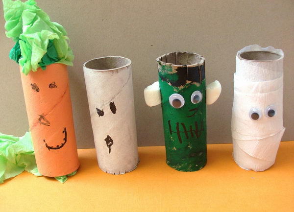 Halloween Toilet Paper Roll Crafts
 150 Homemade Toilet Paper Roll Crafts Hative