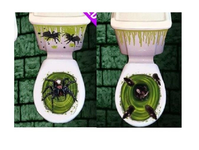 Halloween Toilet Seat Cover
 HALLOWEEN TOILET SEAT GRABBER COVER SCARY FANCY DRESS