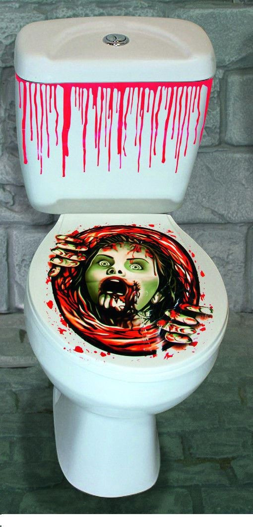 Halloween Toilet Seat Cover
 Halloween Toilet Seat Grabber Cover Scary Horror Party