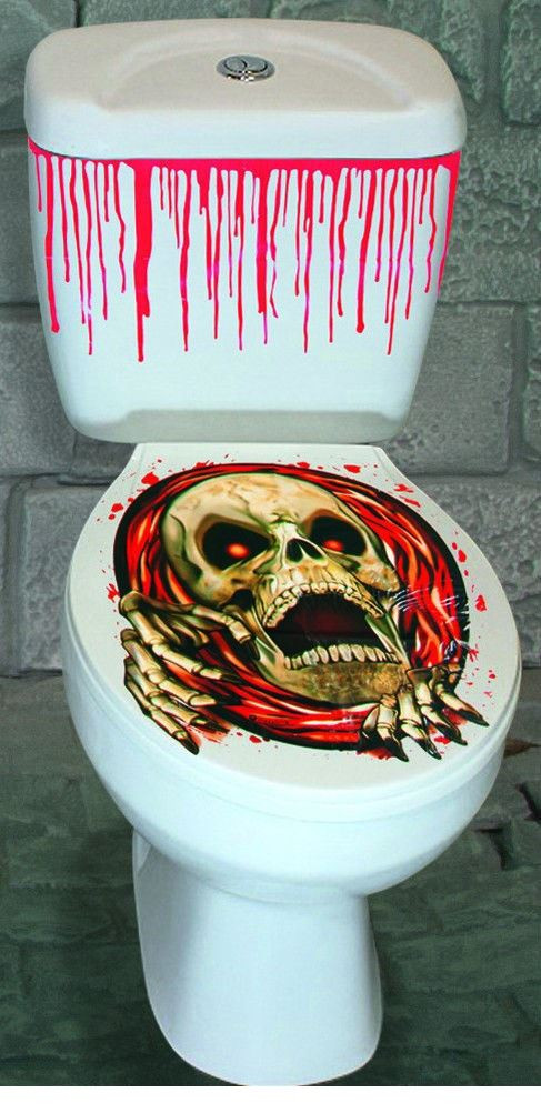 Halloween Toilet Seat Cover
 Halloween Toilet Seat Grabber Cover Scary Horror Party