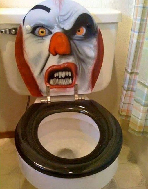 Halloween Toilet Seat Cover
 Top 10 Scariest Halloween Toilets and Scary Toilet Covers