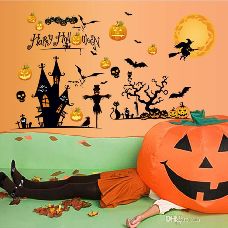 Halloween Wall Art
 Spooky But Lovely Kids Room Halloween Decorations Ideas