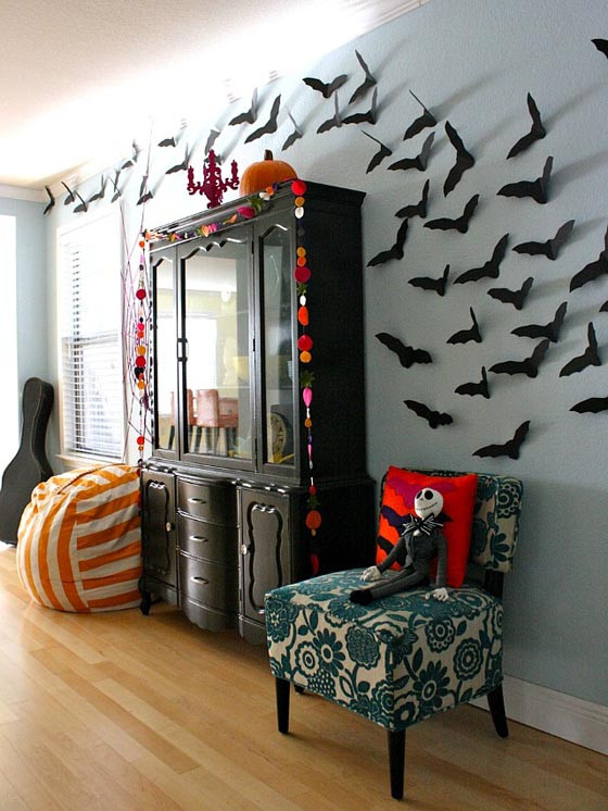 Halloween Wall Decor
 34 Halloween Home Decore Ideas InspirationSeek