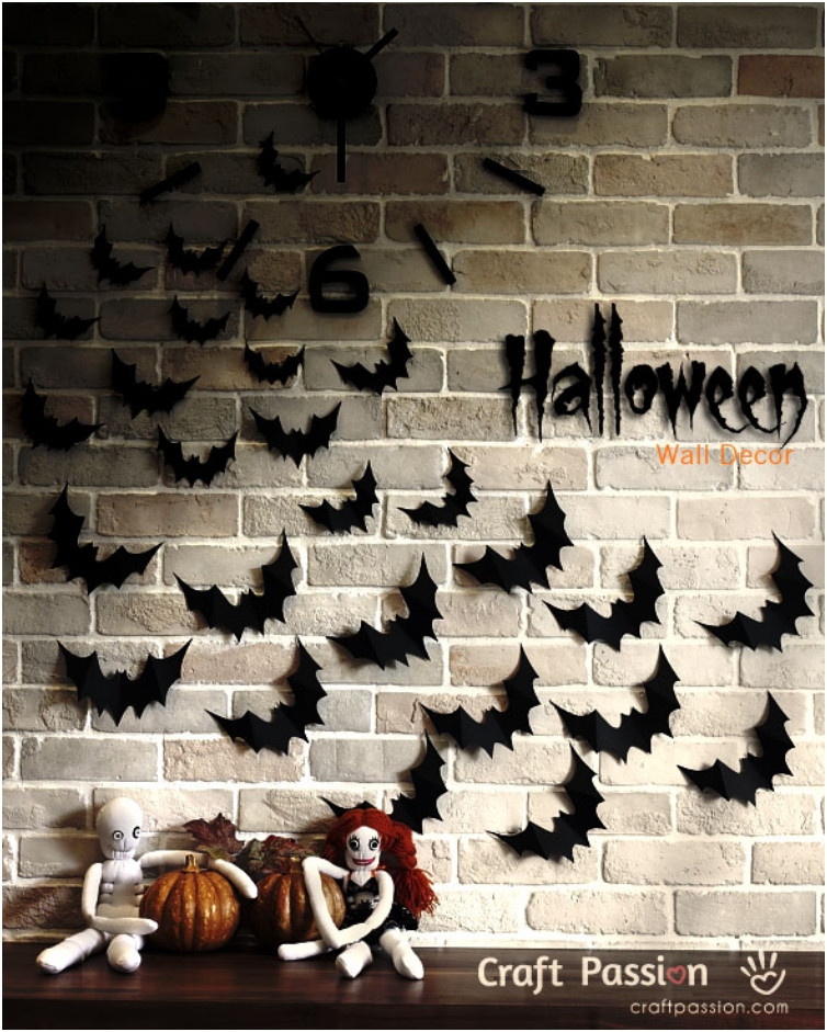 Halloween Wall Decor
 10 DIY Spooky Finishing Touches To Your Halloween Decor