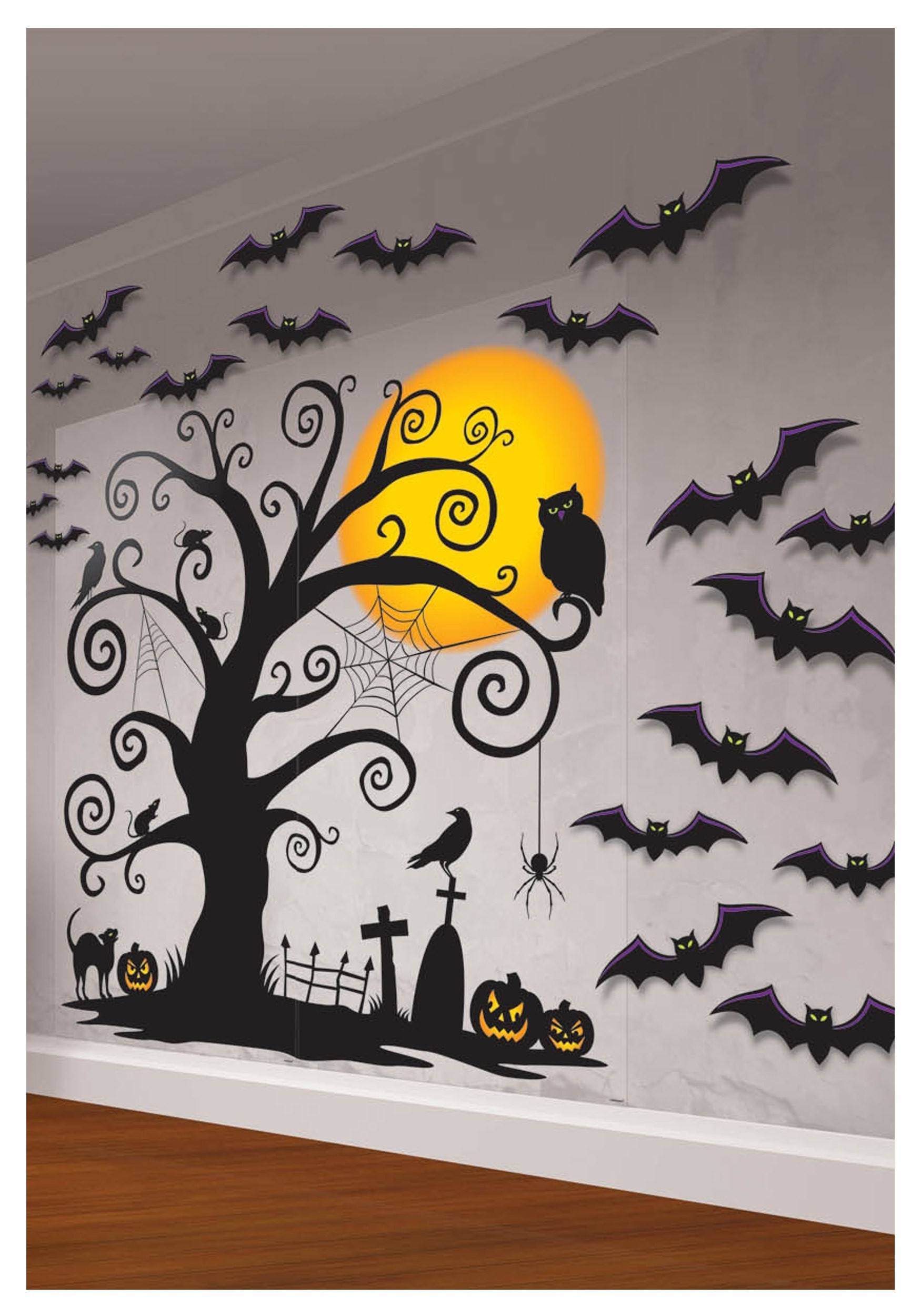 Halloween Wall Decor
 CREATIVE HANDMADE INDOOR HALLOWEEN DECORATIONS