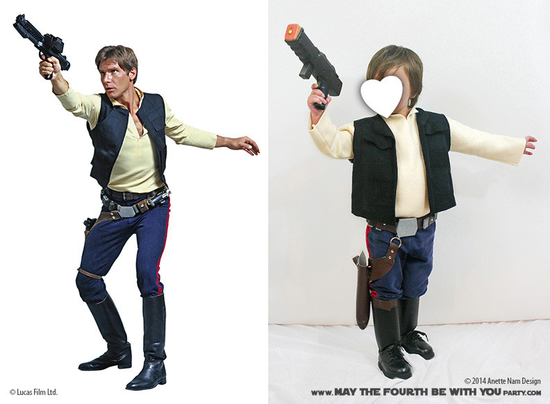 Han Solo DIY Costume
 Chewbacca May the Fourth be with You Party