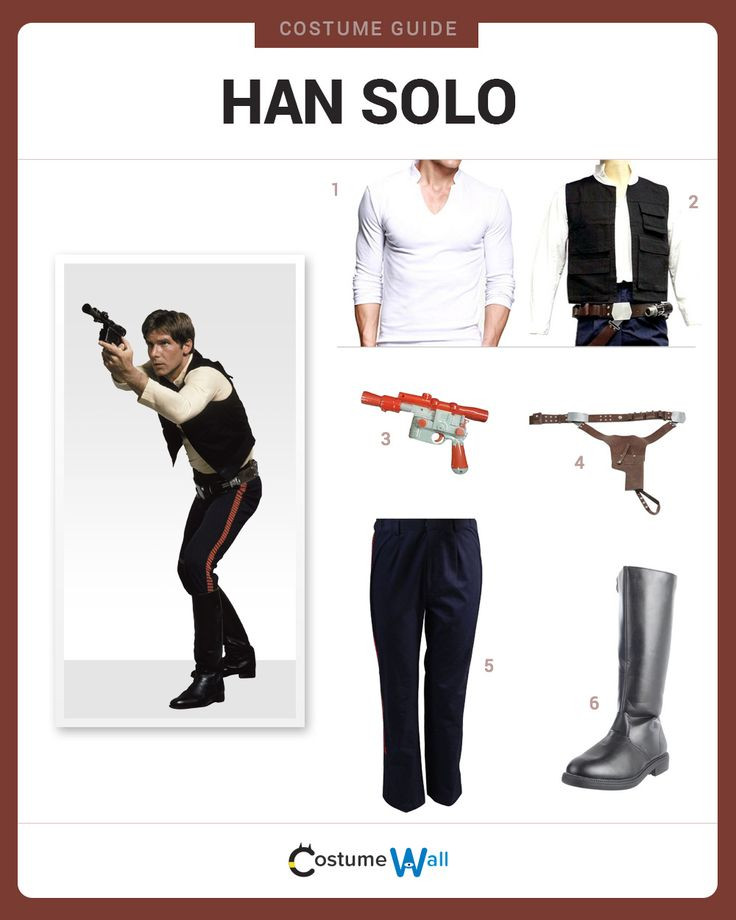 Han Solo DIY Costume
 1000 ideas about Han Solo Cosplay on Pinterest