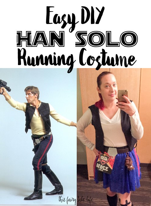 Han Solo DIY Costume
 Easy DIY Han Solo Running Costume This Fairy Tale Life