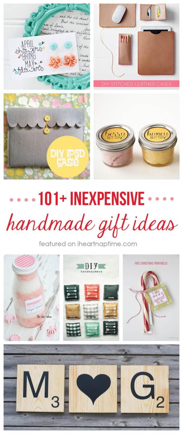 Handmade Christmas Gift Ideas
 50 homemade t ideas to make for under $5 I Heart Nap Time