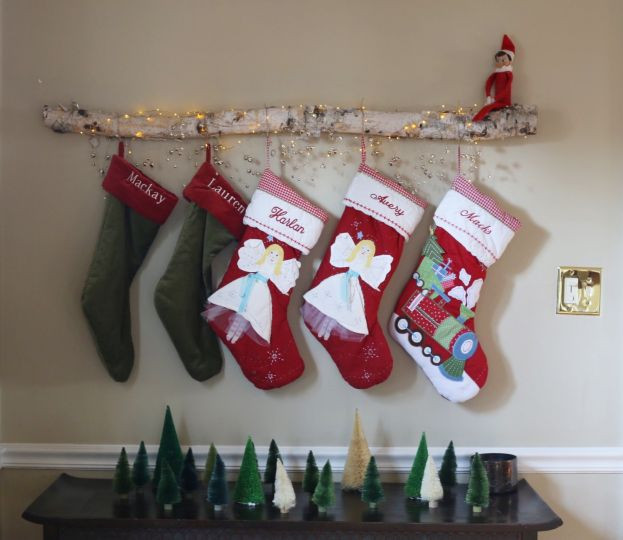 Hanging Christmas Stockings Without Fireplace
 9 Ways to Hang Stockings If You Don t Have a Mantle