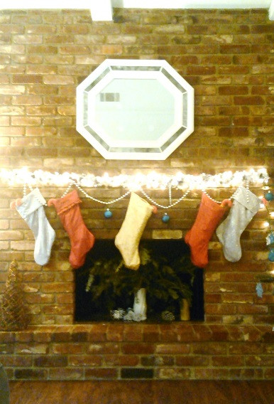 Hanging Christmas Stockings Without Fireplace
 No Mantel No Problem