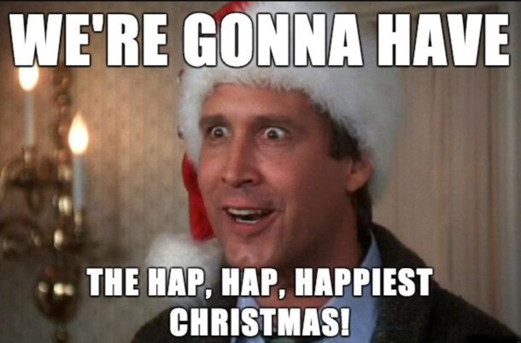 Hap Hap Happiest Christmas Quote
 Merry imperfect Christmas