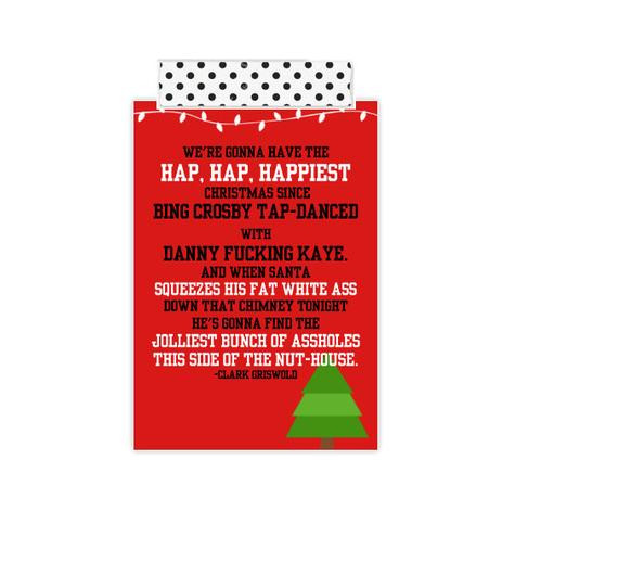 Hap Hap Happiest Christmas Quote
 National Lampoons Christmas Vacation Chevy by
