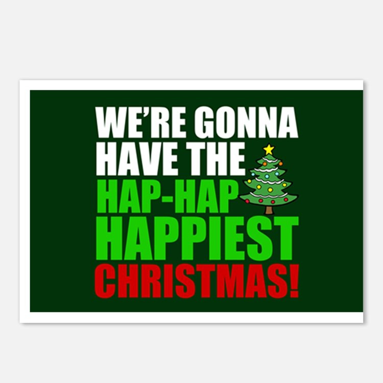 Hap Hap Happiest Christmas Quote
 Vacation Movie Quotes Postcards