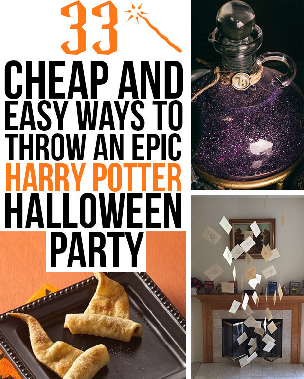 Harry Potter Halloween Party Ideas
 33 Cheap And Easy Ways To Throw An Epic Harry Potter