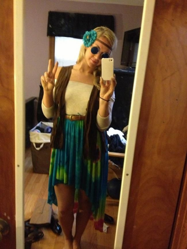 Hippie Halloween Costume DIY
 Hippie Costume Selfie Hippie Costumes