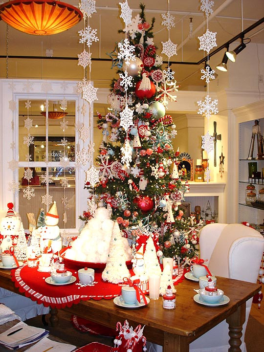 Home Christmas Party Ideas
 Home Thoughts From A Broad Christmas decoration house tour
